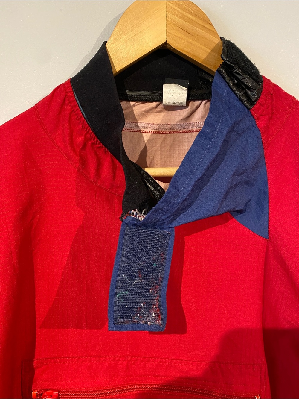 Patagonia Vintage 1997 Jacket Red Packable Windbreaker Pullover Anorak - Picture 4 of 16
